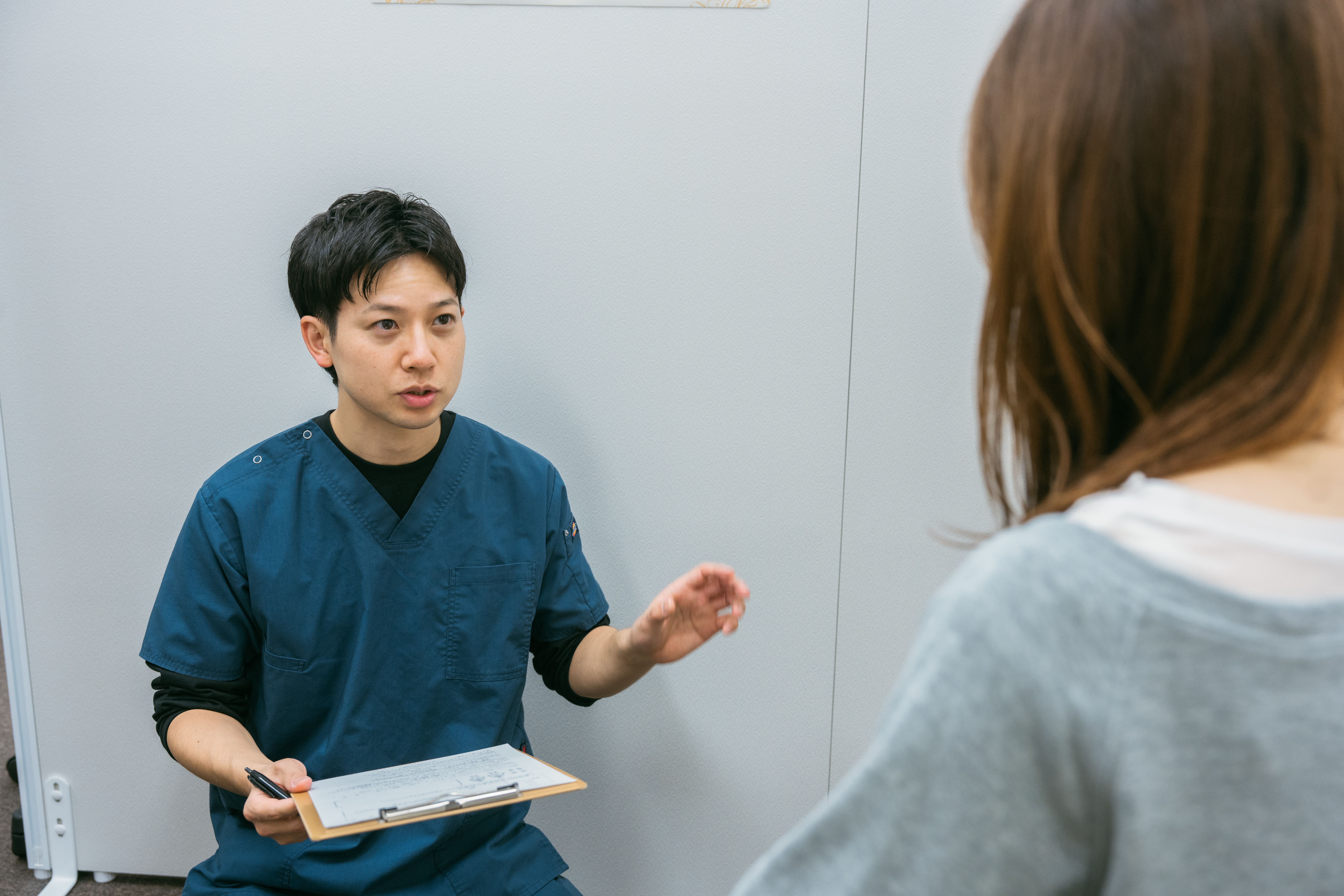 施術中の様子